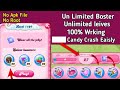 how to get unlimited boosters in candy crush saga 