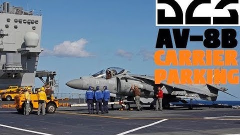 DCS AV-8B | How to NOT fall off the Carrier