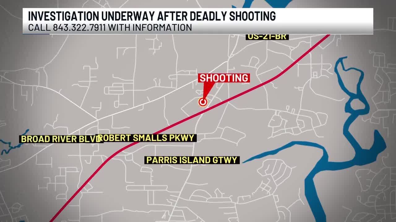 VIDEO: Beaufort Police search for gunman in deadly shooting