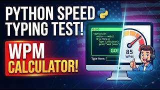 How to Build a Speed Typing Test Game in Python (Beginner Project)