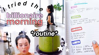 I tried the 1 billion dollar morning routinecold shower, *the best* to-do list method