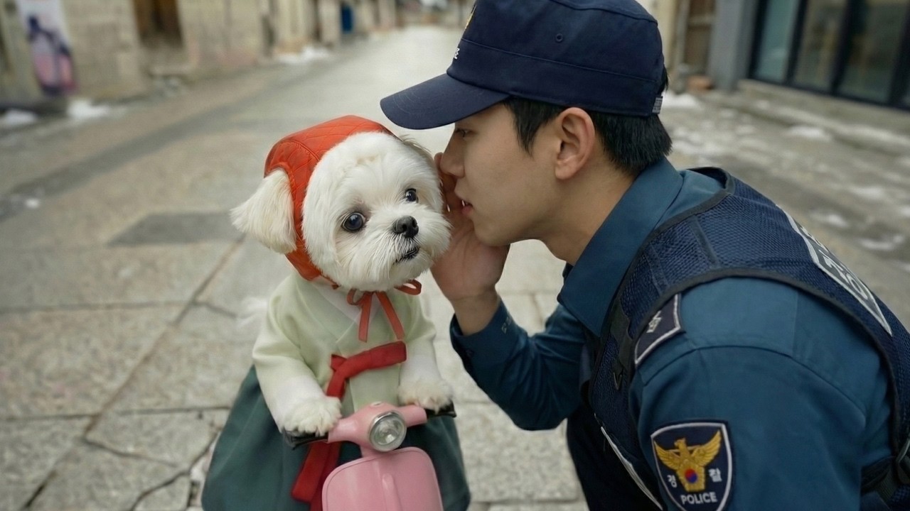 경찰 아저씨가 쎄리 귀에 대고 속삭인 한마디...?