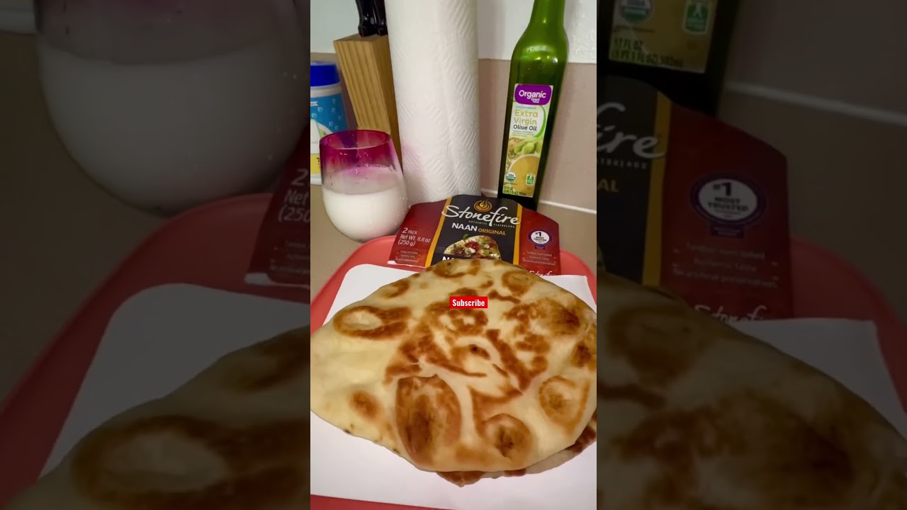Fried Naan Fried Naan with milk Naan fried in olive oil shorts