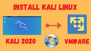 Install Kali Linux On VMWARE(How to install KALI LINUX 2020.2 On Vmware Workstation Windows 10)#kali