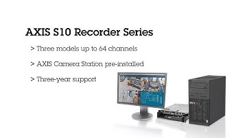 AXIS Camera Station - Grabadores S10 Series