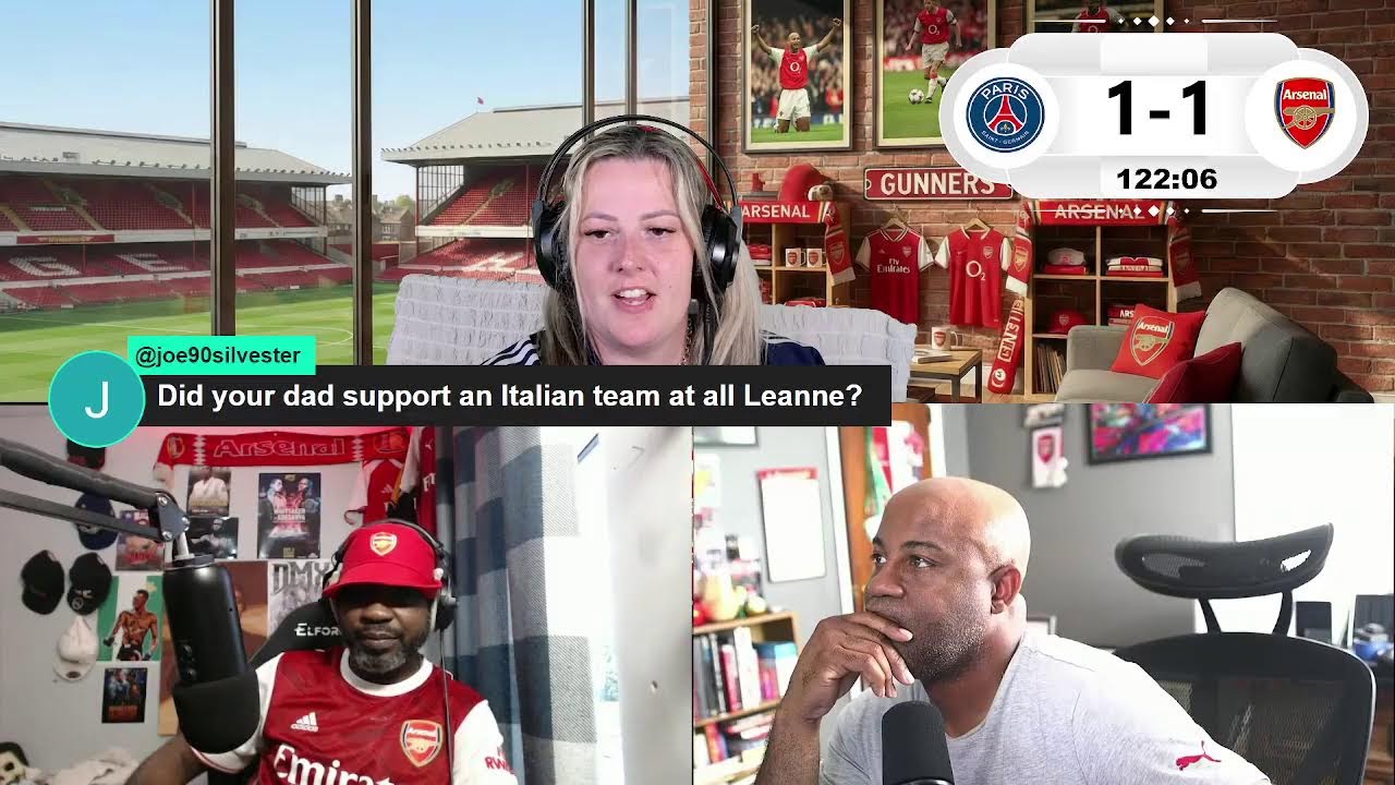 PSG VS ARSENAL LIVE CHAMPIONS LEAGUE WATCHALONG