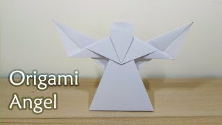 How to make a paper angel | Origami angel easy step by step