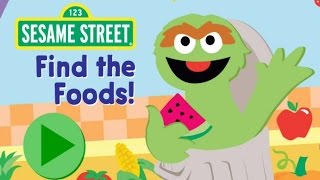 Sesame Street Oscar's Find The Foods Spotting Minigame For Kids