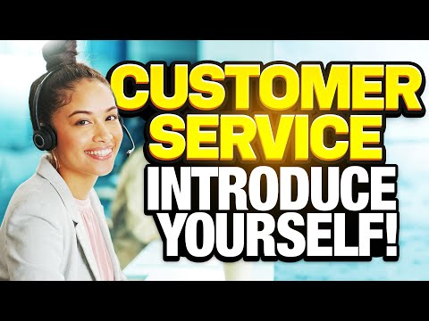 INTRODUCE YOURSELF in a CUSTOMER SERVICE INTERVIEW | Best Answer | Customer Service Interview Tips!