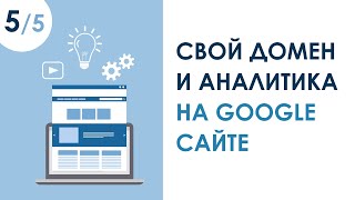 картинка: КАК ПРИВЯЗАТЬ ДОМЕН И ПОДКЛЮЧИТЬ АНАЛИТИКУ К GOOGLE САЙТУ. УРОК 5 | КУРС 