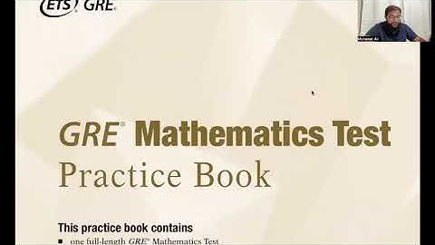GRE Subject Mathematics Practice Test Part-1