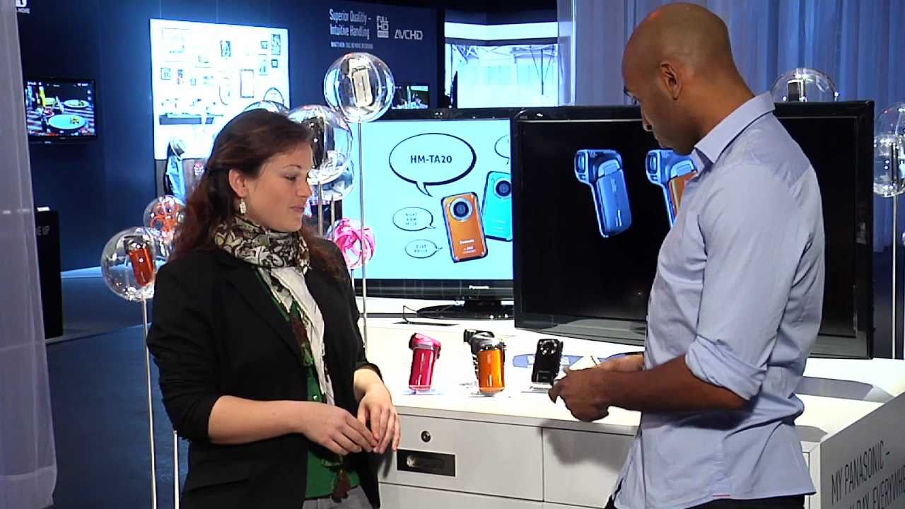 The New Panasonic HM-TA20 + Panasonic HX-WA10 in test - YouTube