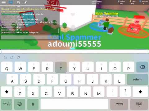 Codes In Spamming Simulator Youtube - roblox spamming simulator code