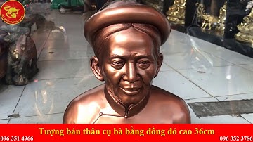 { Đúc Tượng Chân Dung Bằng Đồng } Địa chỉ đúc tượng chân dung bán thân bằng đồng tại Sài Gòn