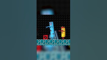 Mario R.I.P All Numberblocks mix level up maze vs Zombie Numberblocks Calamity #shorts