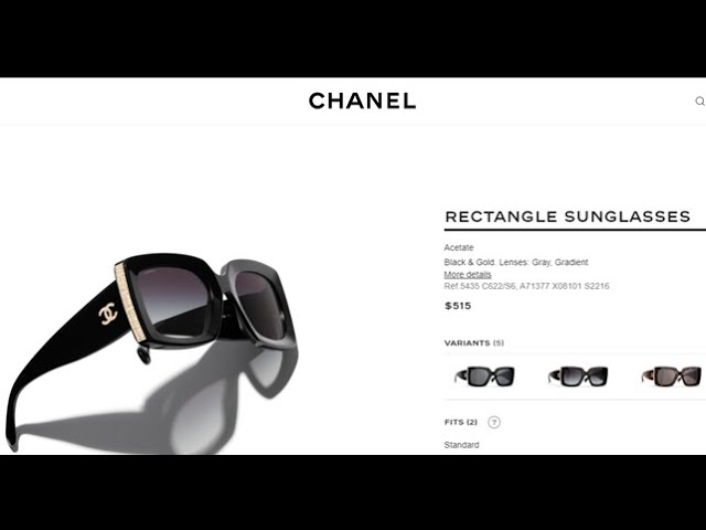 CHANEL Acetate Rectangle Sunglasses 5435-A Tortoise 1289826