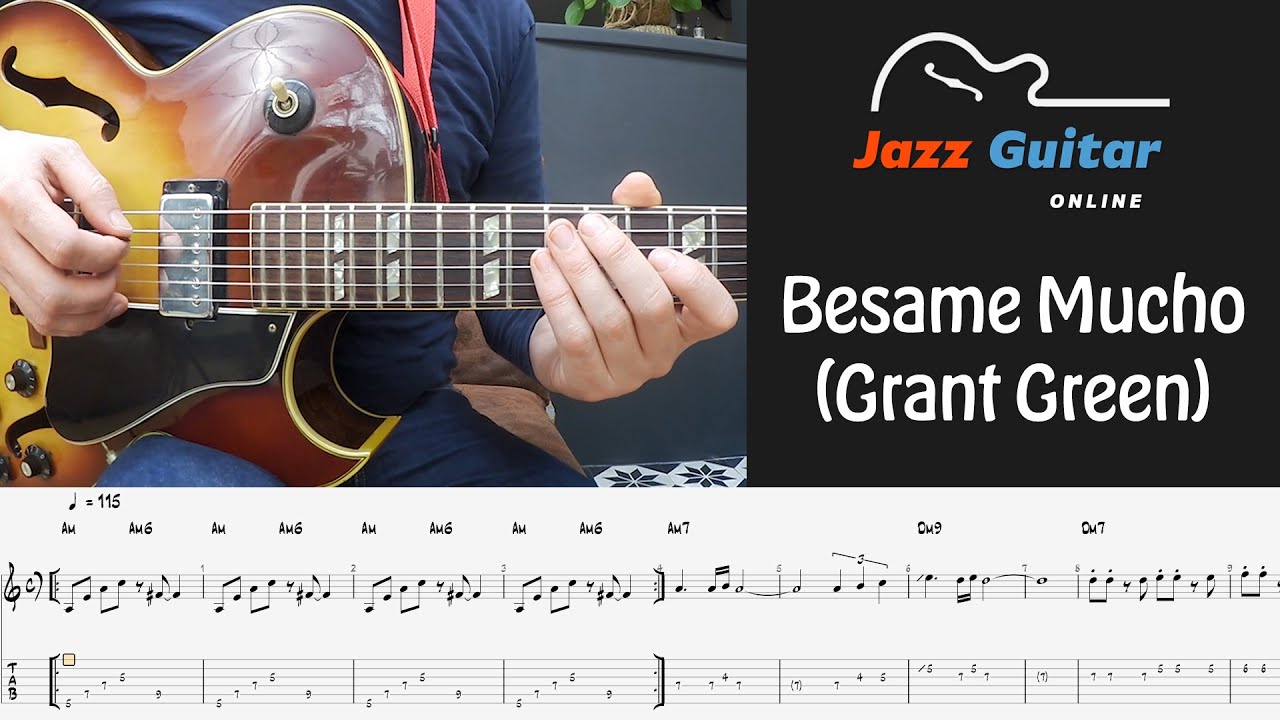 Besame Mucho Chords - Latin Jazz Guitar