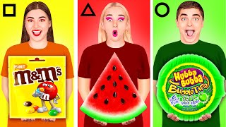 幾何学的形状の食品チャレンジ #2 HAHANOM Challenge