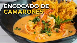 Encocado de camarones, así se hace.