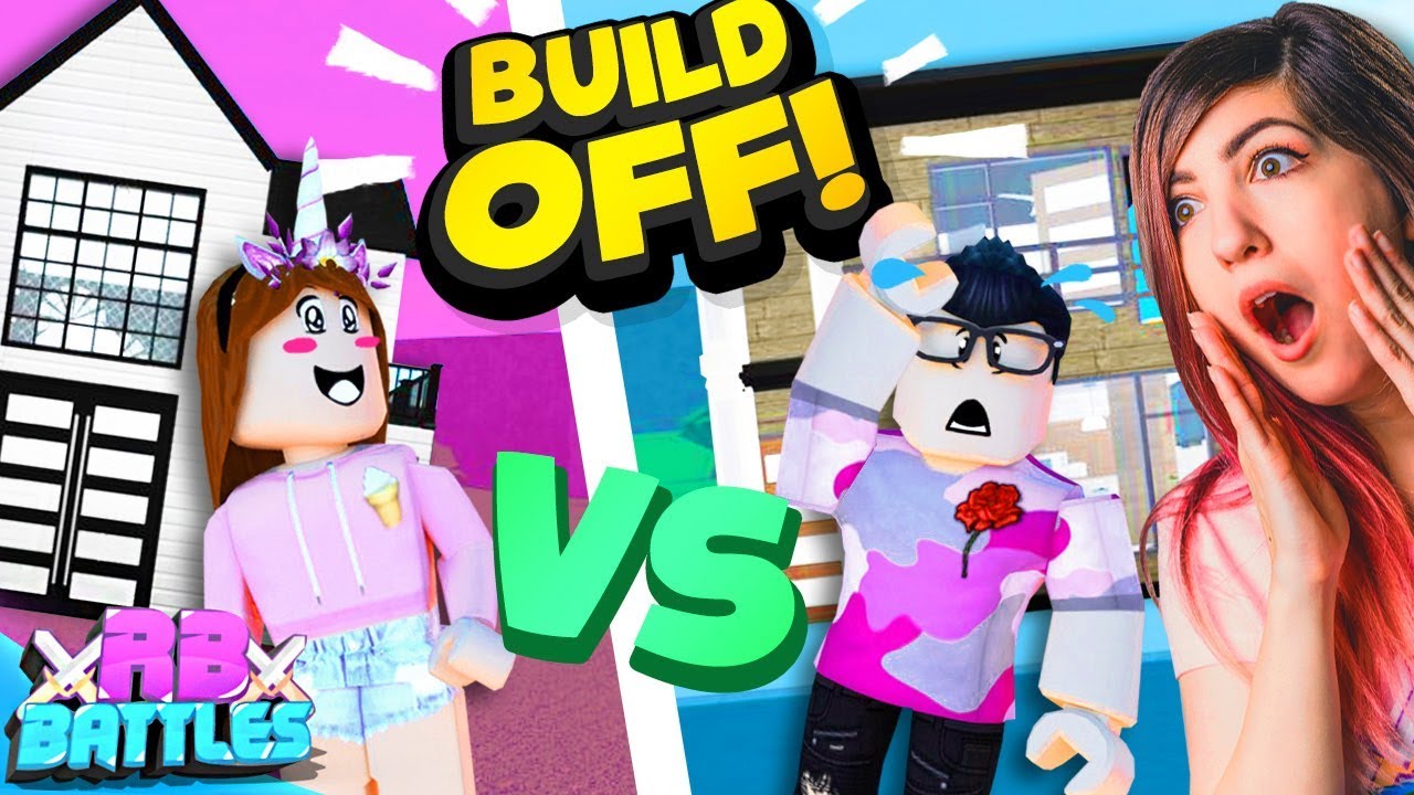 Hyper Vs Ashleytheunicorn Bloxburg 5x5 House Challenge Build Off For 40 000 Robux Roblox Battles Youtube - roblox blogburg build offs