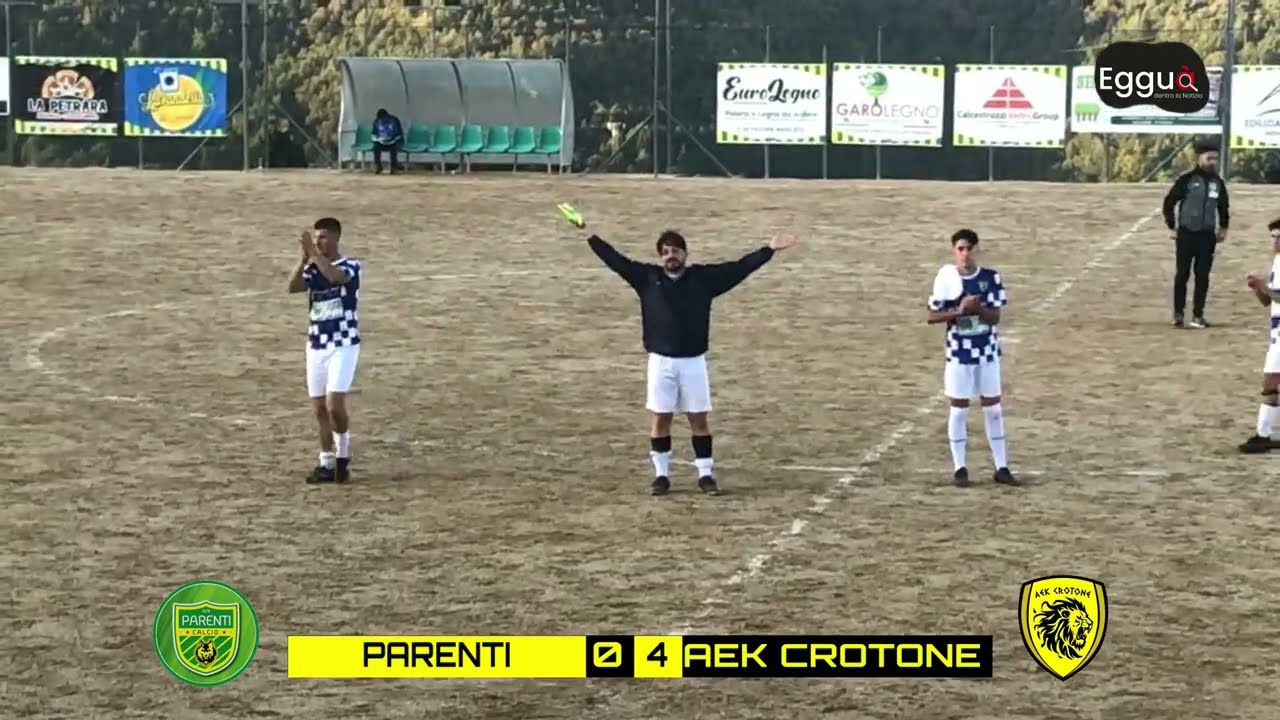 PARENTI - AEK CROTONE 0-4 2023-24 PRIMA CATEGORIA - GIRONE B - HIGHLIGHTS
