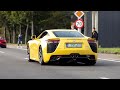 Supercars Accelerating - AMG GT Black Series, Lexus LFA, Capristo R8, SF90, GT3 RS, Stage 2 A45 S