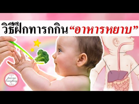 วิธีเลี้ยงเด็กทารก : วิธีฝึกทารกทาน“อาหารหยาบ” | เลี้ยงทารก | เด็กทารก Everything