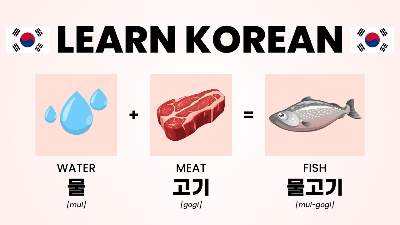 Korean Compound Words 🇰🇷 | Learn Korean Vocabulary for Beginners