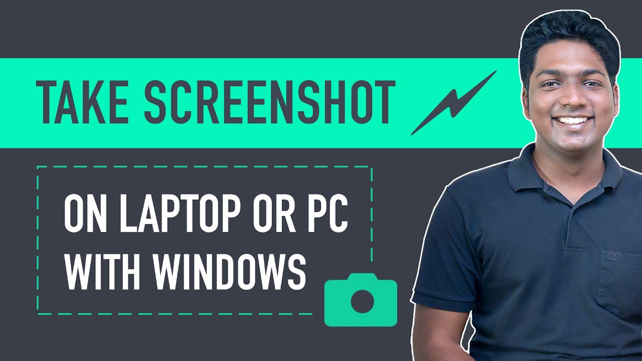 How To Take Screenshot on Laptop or PC with Windows - YouTube