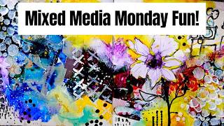 MIXED MEDIA MONDAY - CREATING WITH MAGAZINE PAGE SCRAPS