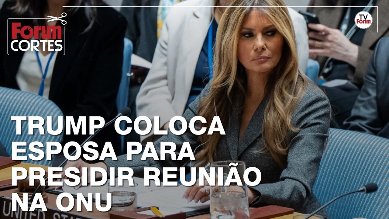 Trump coloca esposa, Melania, para presidir reunião do Conselho de Segurança em meioa à guerr4
