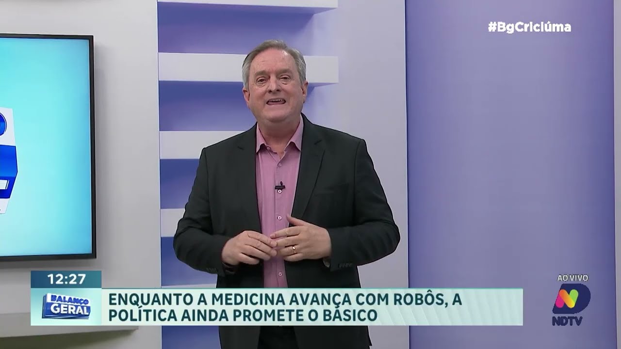 Medicina avança com robôs enquanto política promete o básico