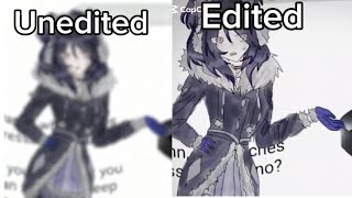 Information EDITED VS UNEDITED | HoriTheArtist Update