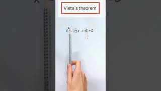 Vieta&#39;s theorem #2024 #math #mathematics #maths #mathsforbeginners