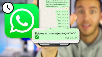 Programar MENSAJES en WhatsApp en iPhone y Android 🔥 ¡Truco!