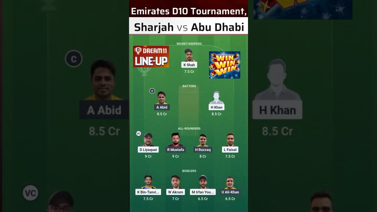 ABD vs SHA: Dream11 Team with MAX Points Potential! ✅🔥
