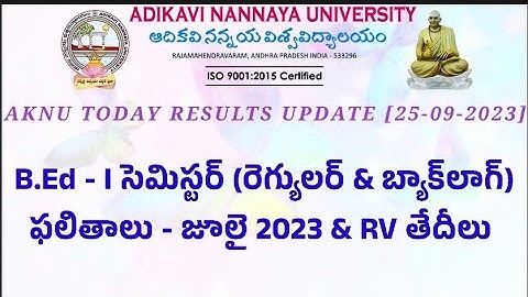 aknu 1st Semester (Regular & Backlog) Results - July - 2023 #aknu #law #results #aknubed