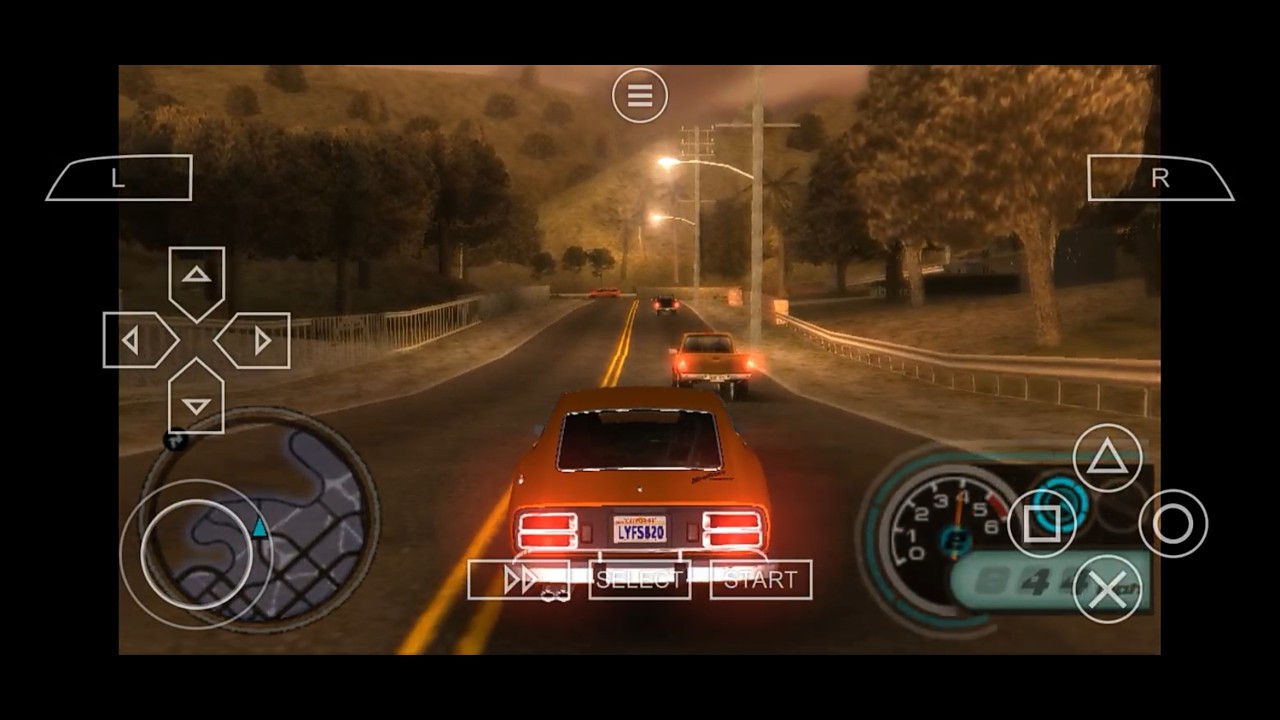 Midnight Club L.A. Remix (PPSSPP) - Nissan 280Z'75 Free Roam [26-5