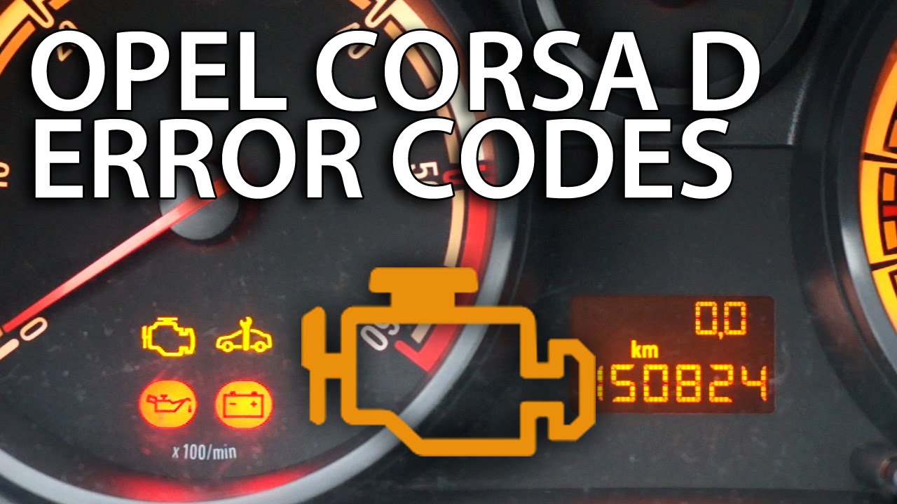 How to read DTCs Opel Corsa D (Vauxhall diagnostic trouble codes) - YouTube