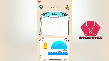 Puzzle Fuzzle Level 59 igloo