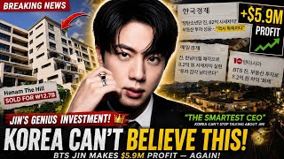 BTS Jin 😱 From Superstar to Investment Genius BTS Jin's $5.9M Property Success Explained