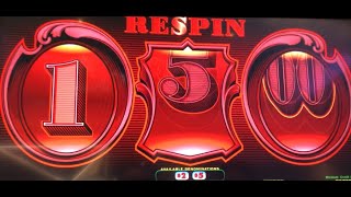 HIGH LIMIT CASINO SLOTS: JUMBO CASH MACHINE SLOT PLAY! RE-SPINS! RED RESPINS!