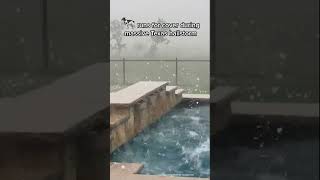 Cow Runs For Cover in Massive Texas Hailstorm