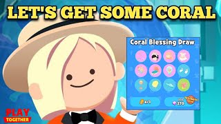 TEST MY LUCK ON NEW CORAL BLESSING DRAW | PLAY TOGETHER