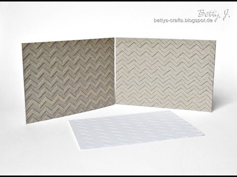 Two Sides Embossing-Folder Prägeschablone