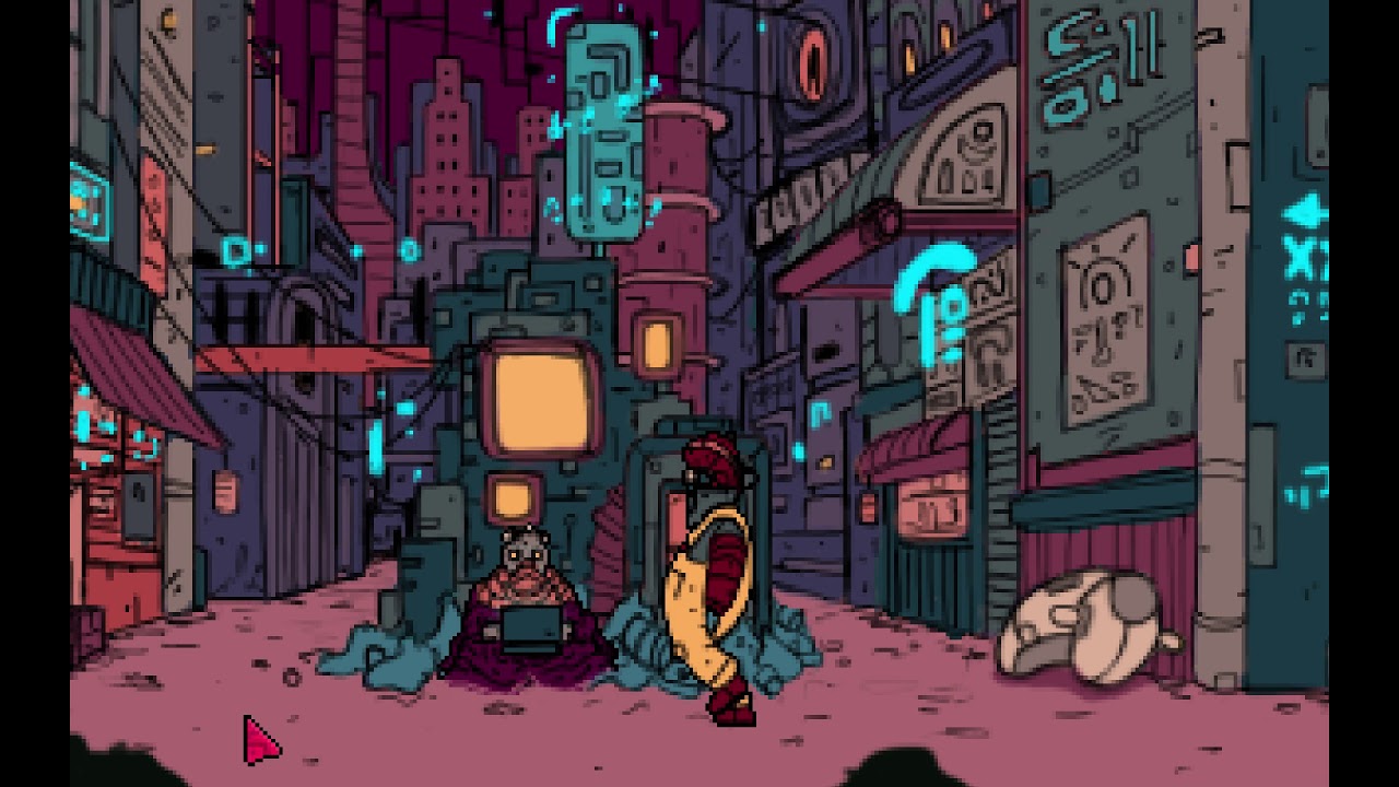 Cyborg Seppuku - Remove Your Implants to Escape a Cyberpunk City!