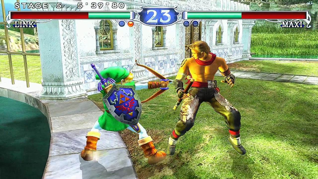 Soul Calibur 2 (Gamecube) Link Arcade Mode (1080p) - YouTube