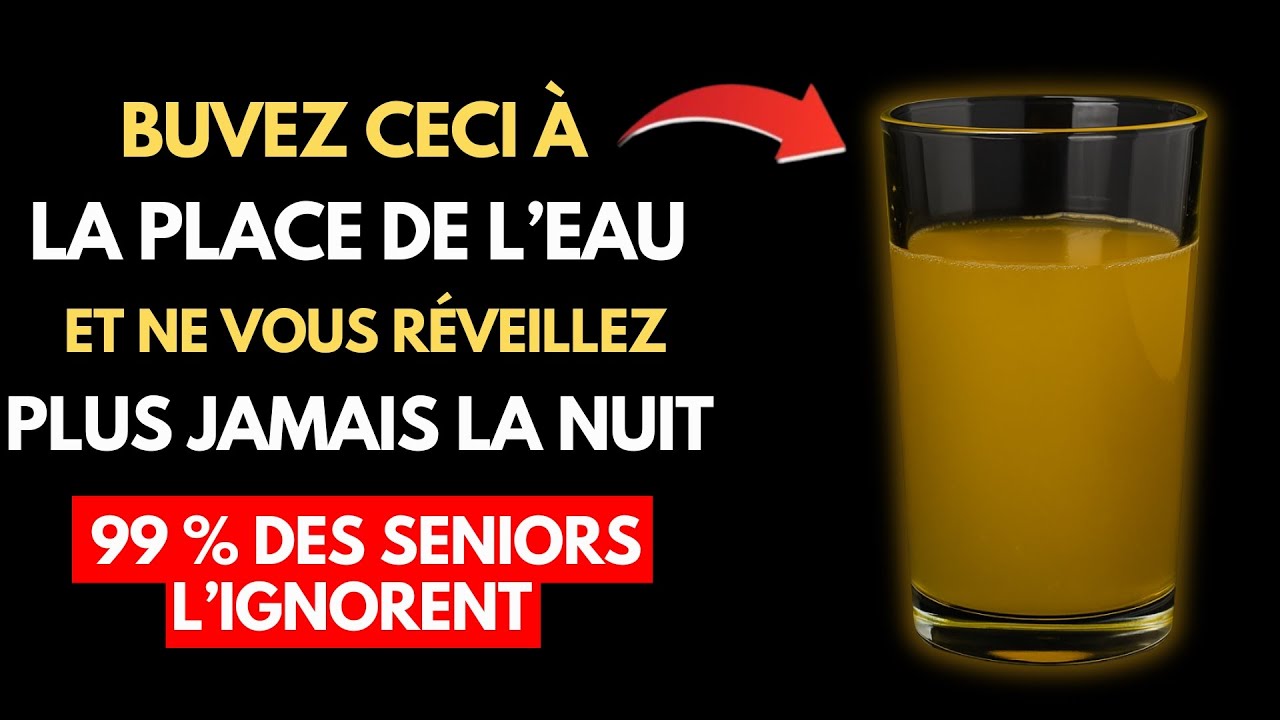 Plus de 60 ans ? Réveil chaque nuit ? Buvez ÇA au lieu de l’eau pour un sommeil profond immédiat !