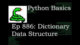 Python Basics Tutorial Data Structures  Dictionaries