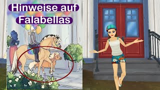 Falabella die kleinste Pferderasse der Welt Mache Tricks mit dem Percheron 